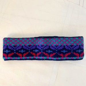 Vintage 90s wool Ear warmer / Headband. one of two.